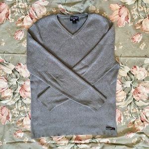 Mens Grey Ralph Lauren Sweater